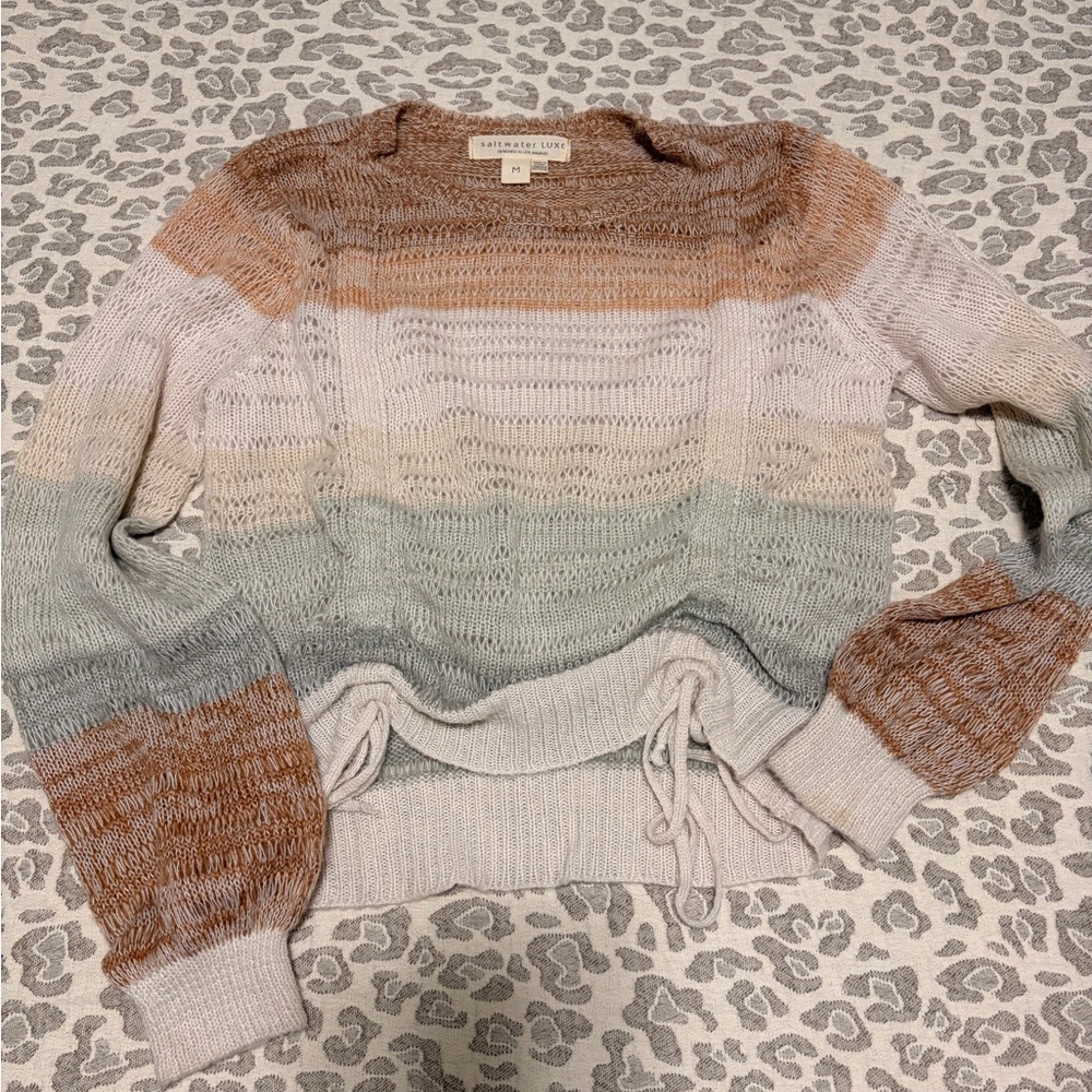 Saltwater luxe sweater